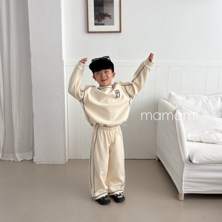 Mamami - Korean Children Fashion - #magicofchildhood - Stitch Track Pants - 10
