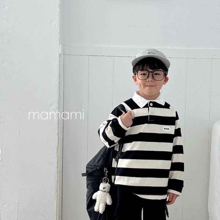 Mamami - Korean Children Fashion - #minifashionista - Day Rugby Collar Tee - 10