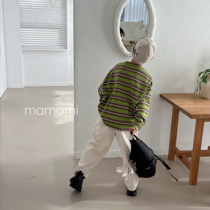 Mamami - Korean Children Fashion - #todddlerfashion - Season Stitch Pants - 6