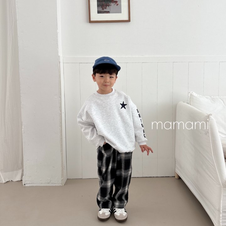 Mamami - Korean Children Fashion - #toddlerclothing - Mono Check Pants - 6