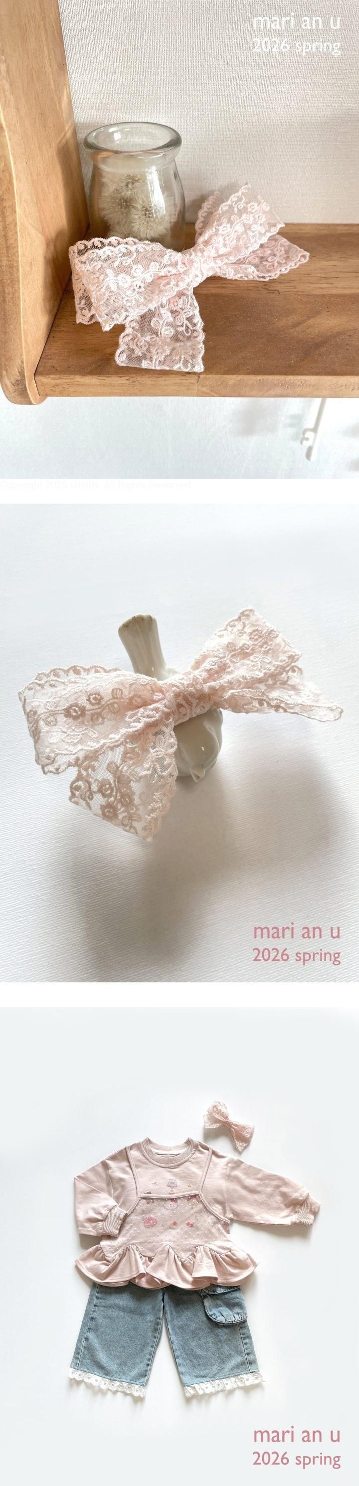 Mari An U - Korean Children Fashion - #childofig - Lace Hairpin