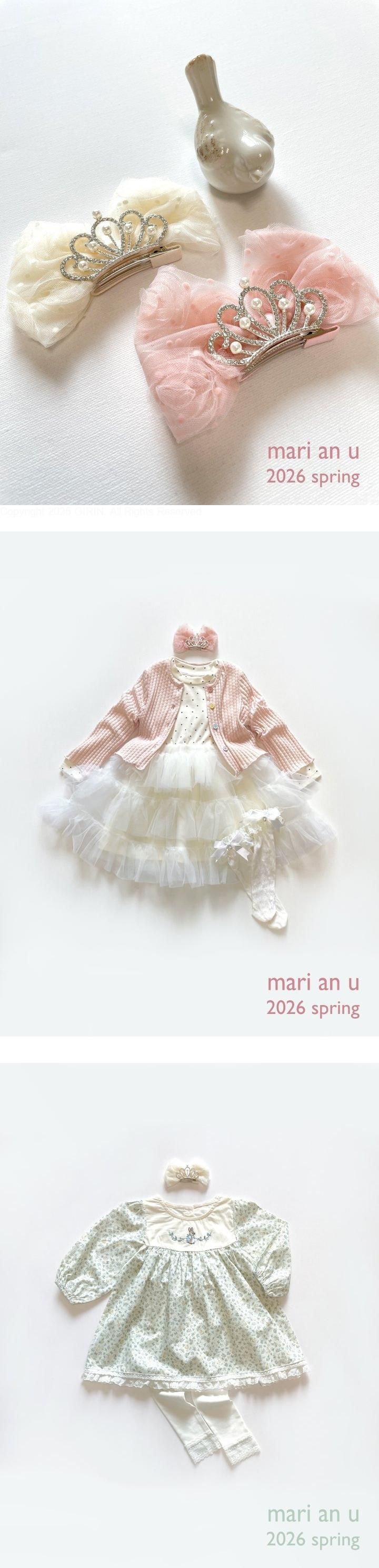 Mari An U - Korean Children Fashion - #discoveringself - Tiara Hairpin