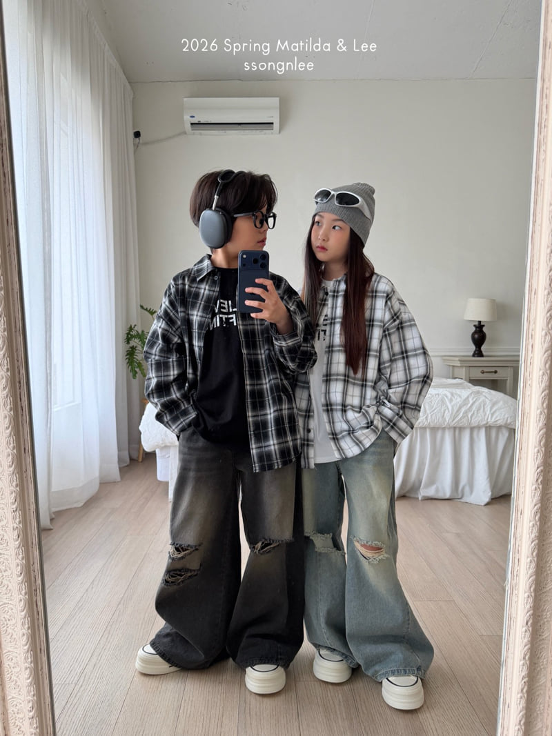 Matilda & Lee - Korean Children Fashion - #Kfashion4kids - Memory Check Shirt - 7