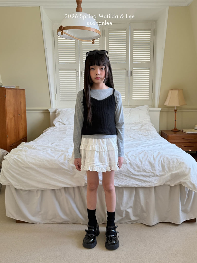 Matilda & Lee - Korean Children Fashion - #Kfashion4kids - Lace Bustier - 5