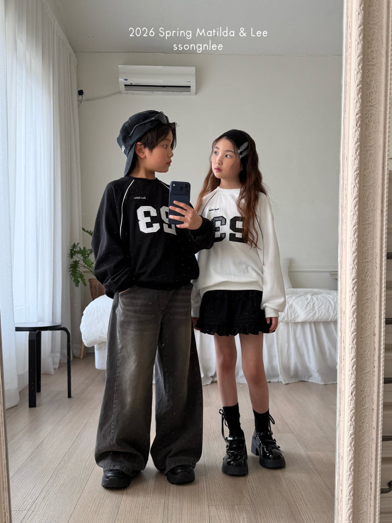 Matilda & Lee - Korean Children Fashion - #Kfashion4kids - 23 Double Stripe Sweatshirt - 9
