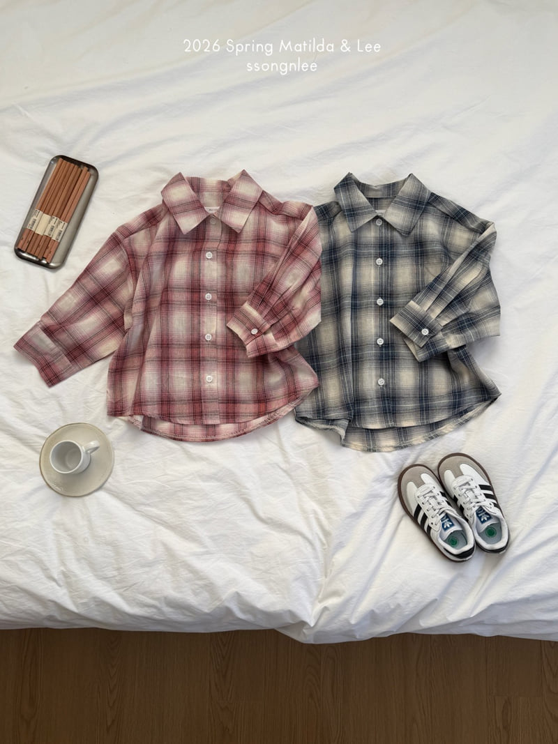 Matilda & Lee - Korean Children Fashion - #Kfashion4kids - Spring Check Shirt