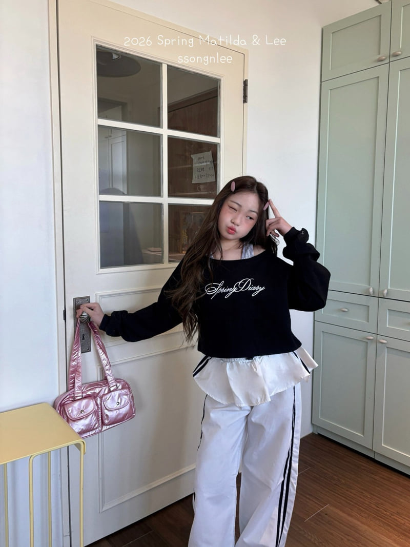 Matilda & Lee - Korean Children Fashion - #Kfashion4kids - Ruffle String Track Pants - 8