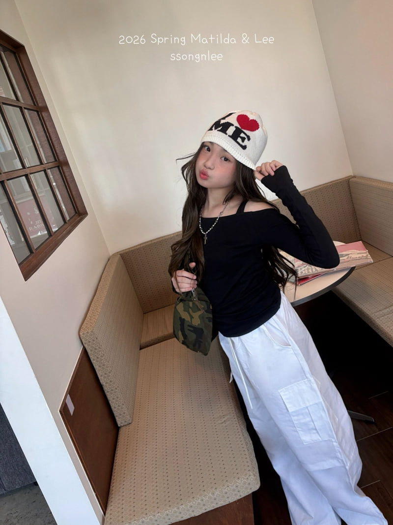 Matilda & Lee - Korean Children Fashion - #childofig - Asymmetric Shoulder Tee - 11