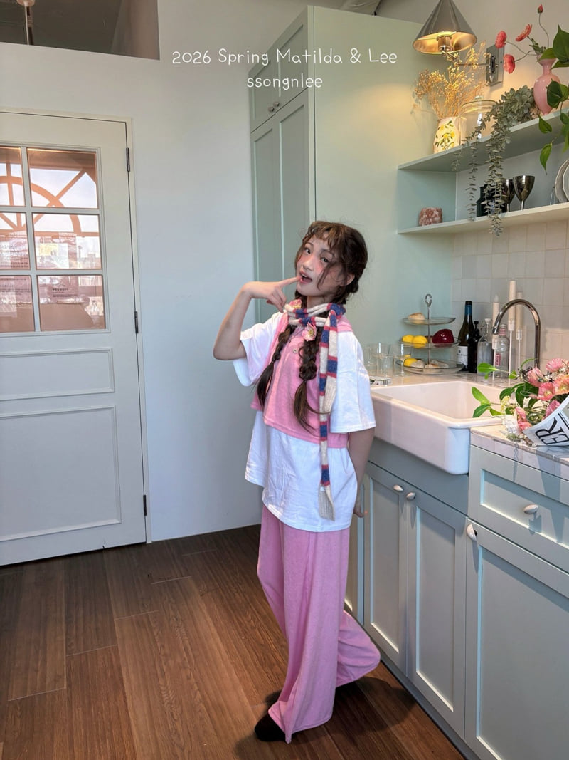 Matilda & Lee - Korean Children Fashion - #childofig - Terry Sleeveless Top - 5