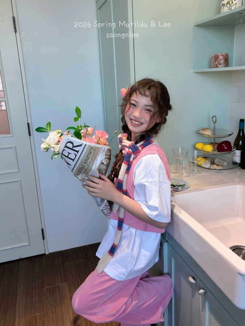 Matilda & Lee - Korean Children Fashion - #childofig - Terry Sleeveless Top - 6