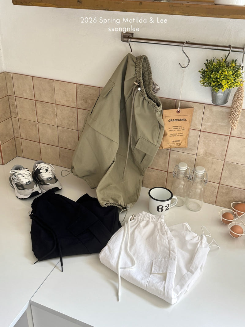 Matilda & Lee - Korean Children Fashion - #childofig - String Pocket Pants