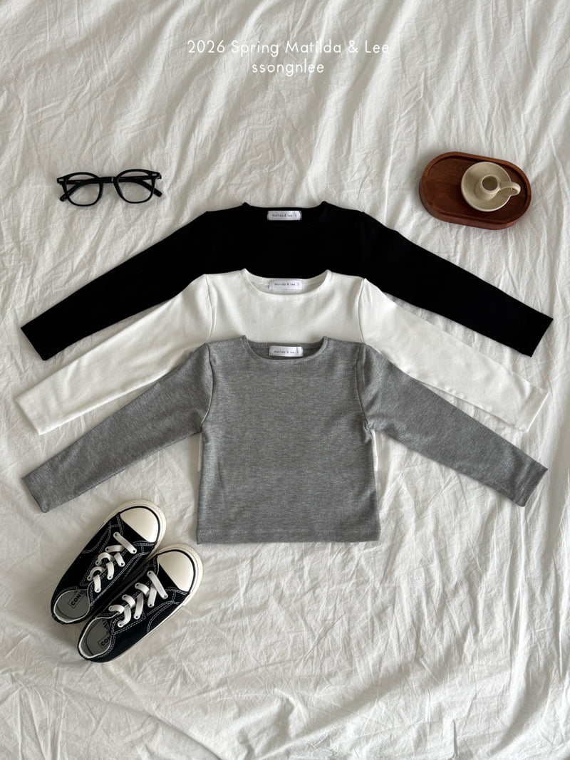 Matilda & Lee - Korean Children Fashion - #childofig - Soft Boat Neck Tee