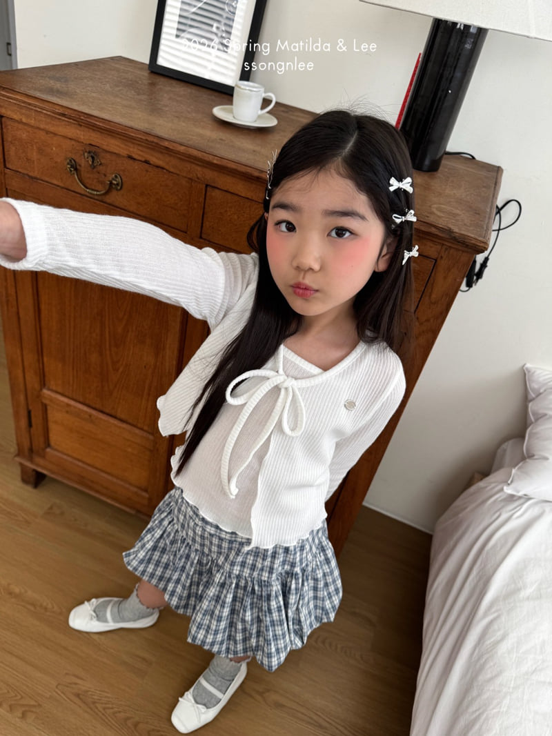 Matilda & Lee - Korean Children Fashion - #childofig - Check Balloon Skirt - 12