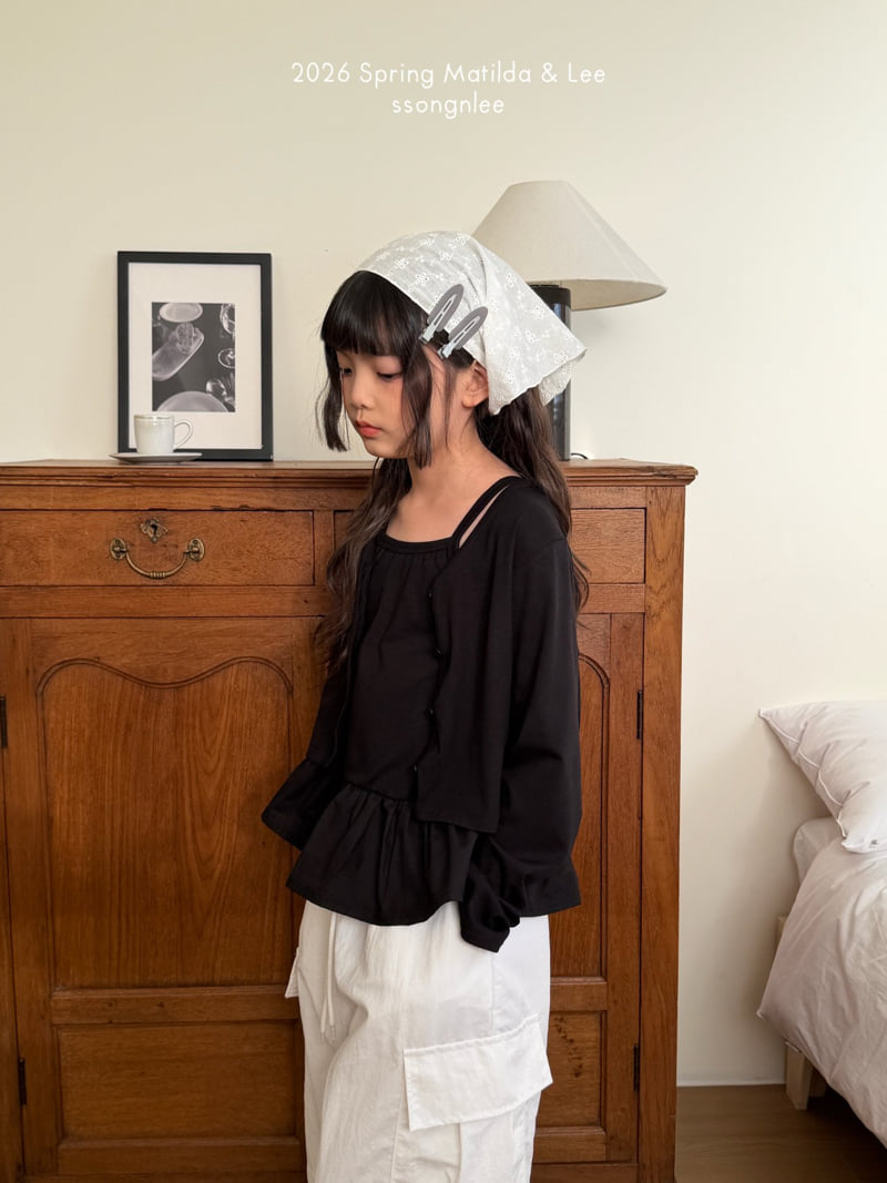 Matilda & Lee - Korean Children Fashion - #childofig - Natural Frill Sleeveless Set - 6