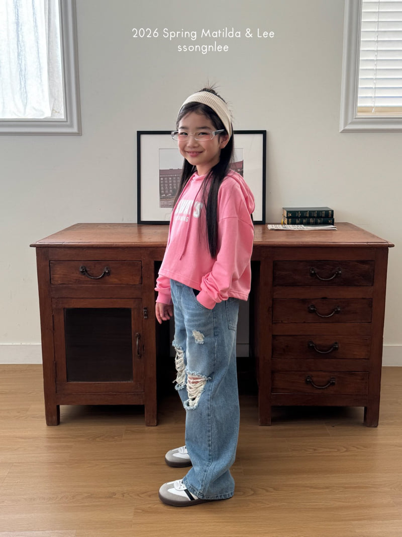 Matilda & Lee - Korean Children Fashion - #childofig - Always Crop Hoodie - 3
