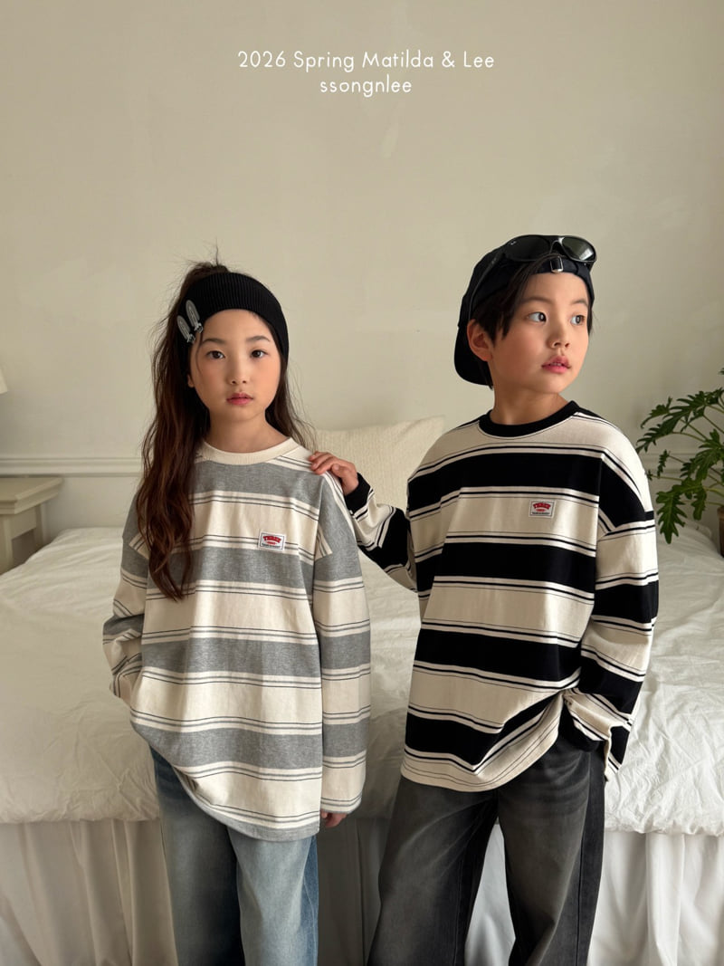 Matilda & Lee - Korean Children Fashion - #childofig - Campus Stripe Tee - 5