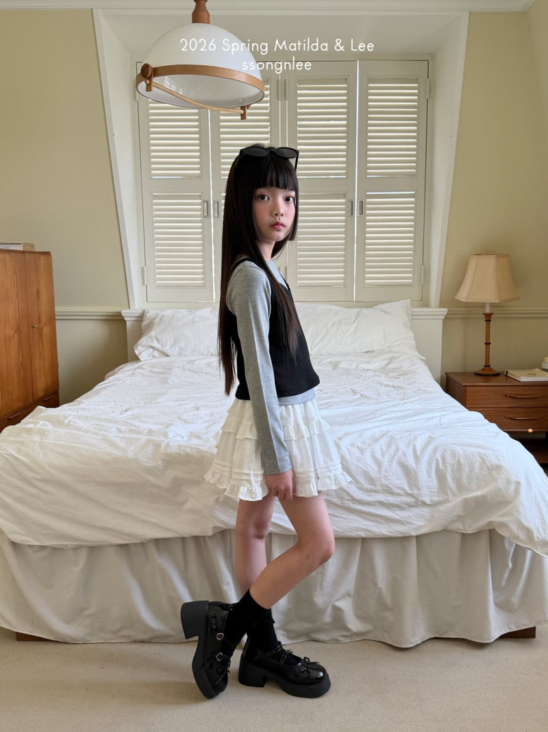 Matilda & Lee - Korean Children Fashion - #childrensboutique - Lace Bustier - 12