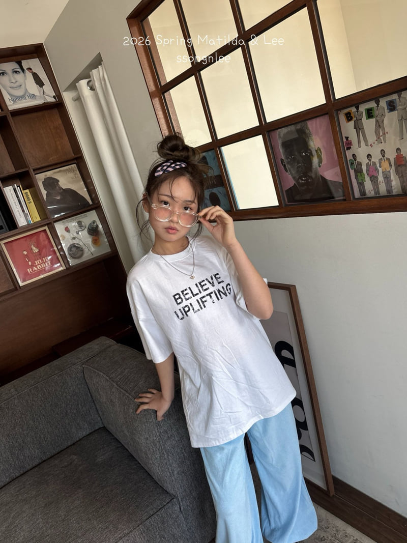 Matilda & Lee - Korean Children Fashion - #childrensboutique - Believe Short Sleeve Tee - 7