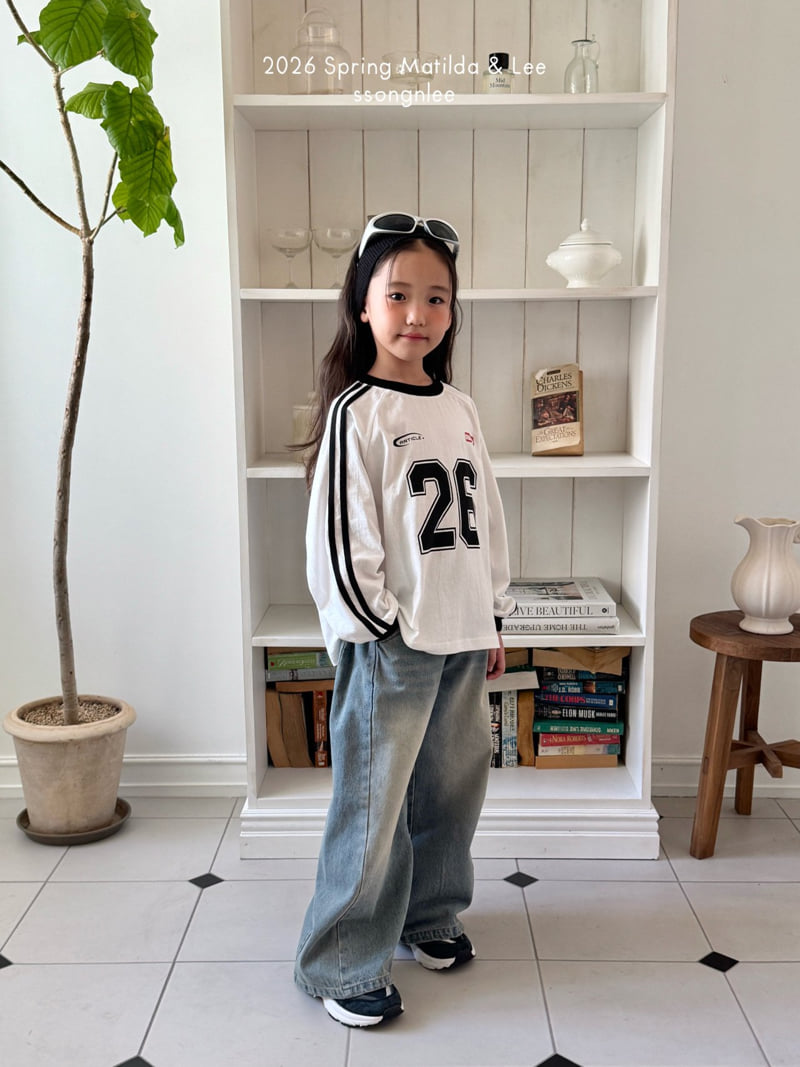 Matilda & Lee - Korean Children Fashion - #childrensboutique - 26 Double Stripe Raglan Tee - 8