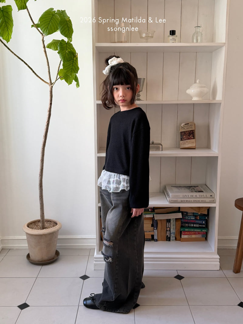 Matilda & Lee - Korean Children Fashion - #childrensboutique - Basic Ribbed Strap Sleeveless Top - 6