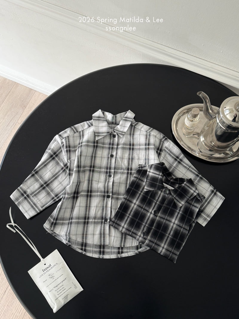 Matilda & Lee - Korean Children Fashion - #designkidswear - Memory Check Shirt