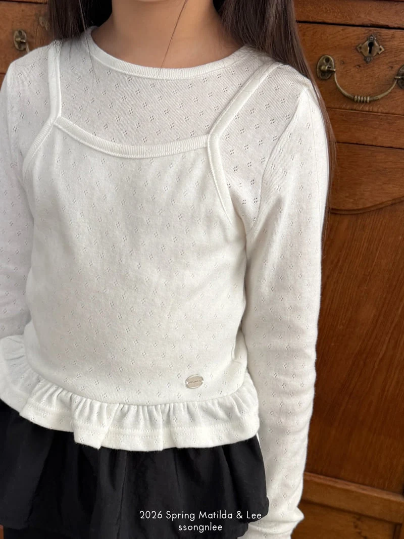 Matilda & Lee - Korean Children Fashion - #designkidswear - Lovely Frill Tee - 12