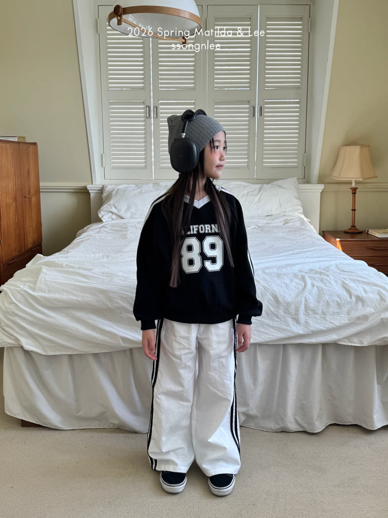 Matilda & Lee - Korean Children Fashion - #designkidswear - Double Stripe Pants - 6