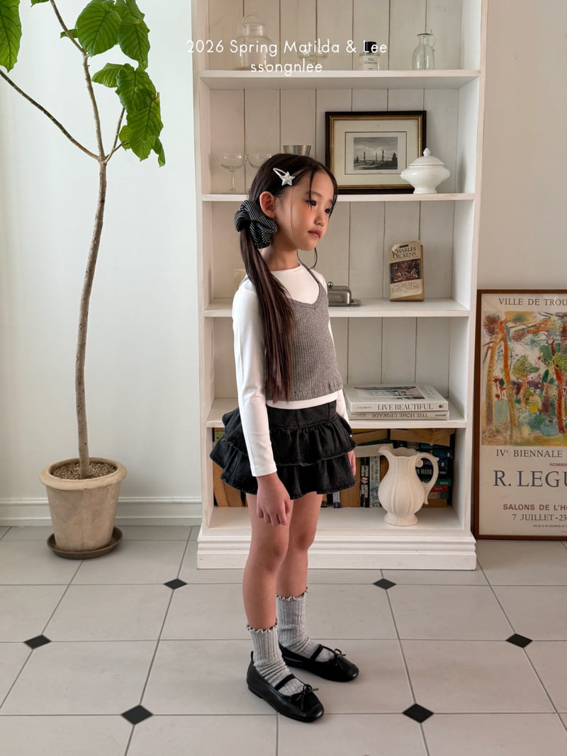 Matilda & Lee - Korean Children Fashion - #designkidswear - Soft Boat Neck Tee - 3