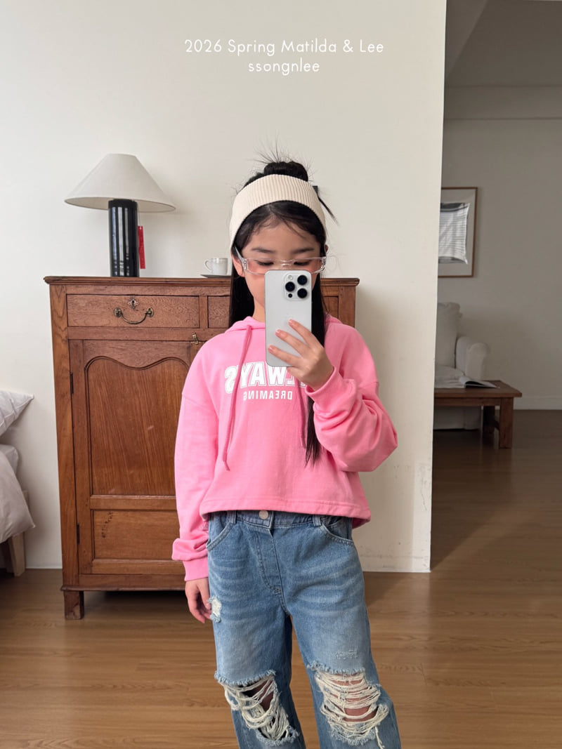 Matilda & Lee - Korean Children Fashion - #designkidswear - Always Crop Hoodie - 5