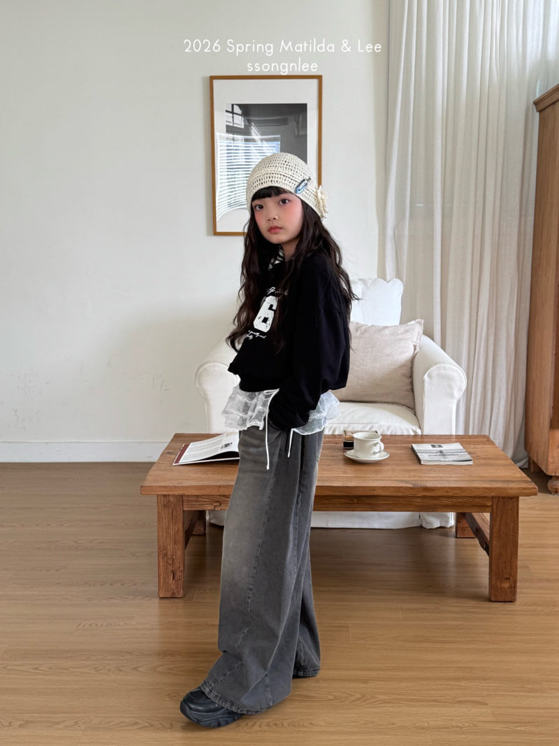 Matilda & Lee - Korean Children Fashion - #designkidswear - 96 Crop Sweatshirt - 3
