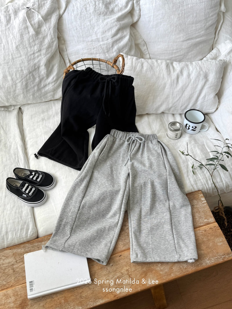Matilda & Lee - Korean Children Fashion - #designkidswear - Wide String Pants