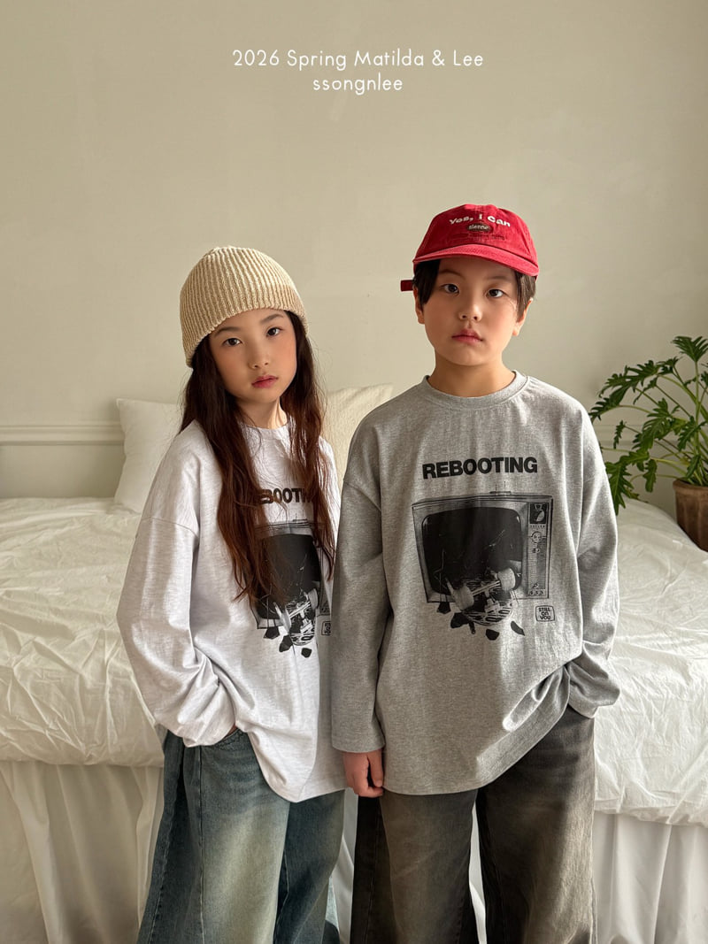 Matilda & Lee - Korean Children Fashion - #discoveringself - Rebooting Long Sleeve Tee - 5