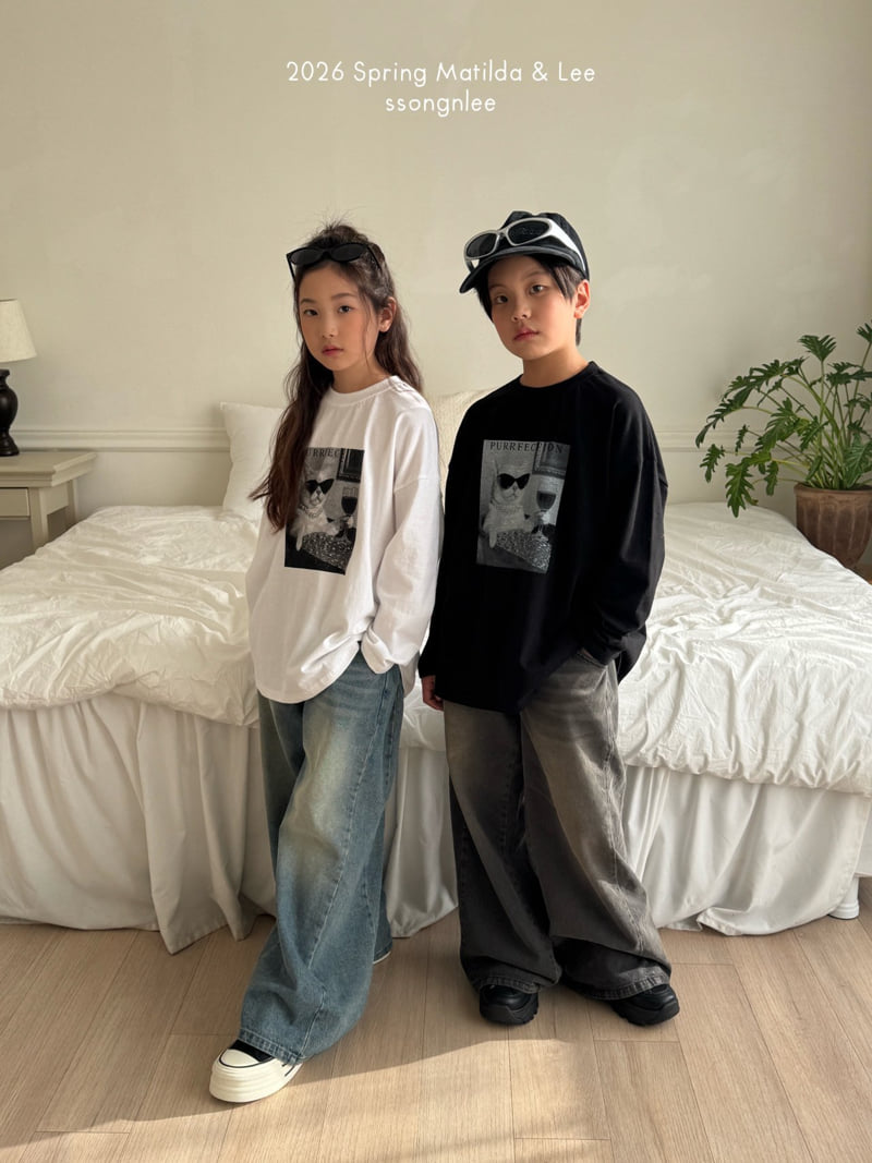 Matilda & Lee - Korean Children Fashion - #discoveringself - Rich Cat Tee - 11