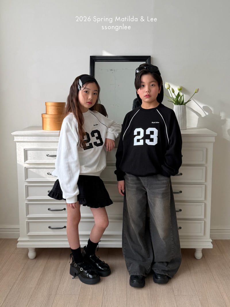 Matilda & Lee - Korean Children Fashion - #designkidswear - 23 Double Stripe Sweatshirt - 4