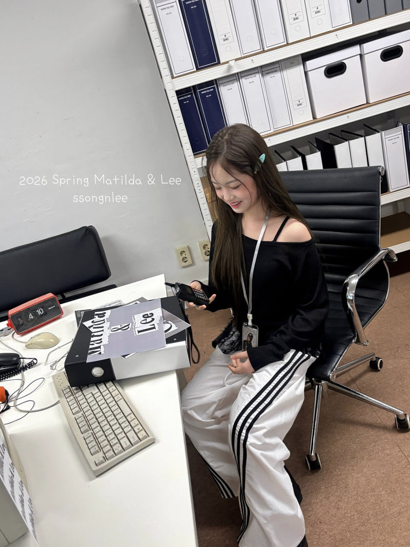 Matilda & Lee - Korean Children Fashion - #discoveringself - Track Line Wide Pants - 12