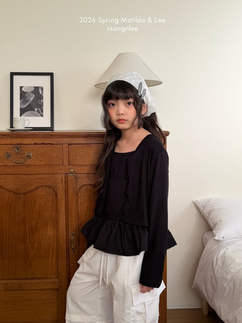 Matilda & Lee - Korean Children Fashion - #discoveringself - Natural Frill Sleeveless Set - 9