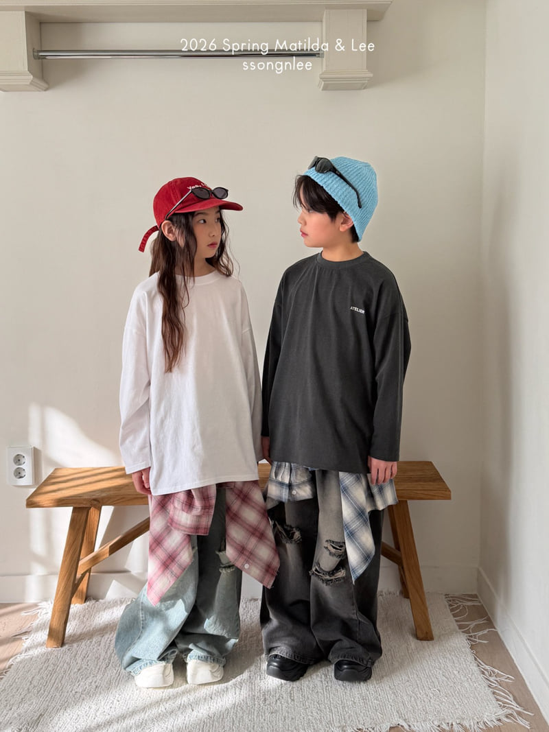 Matilda & Lee - Korean Children Fashion - #discoveringself - Atelier Embroidery Tee - 5