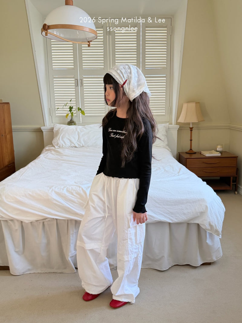 Matilda & Lee - Korean Children Fashion - #discoveringself - Pony Ribbed Wave Tee - 3