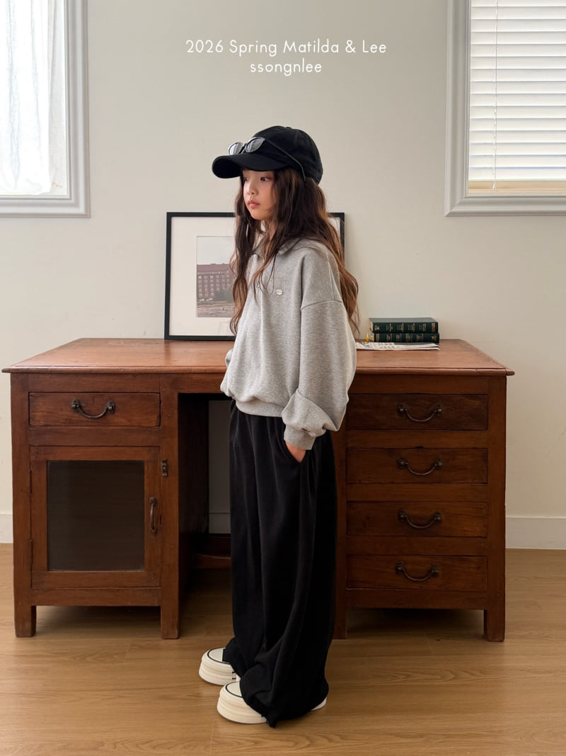Matilda & Lee - Korean Children Fashion - #discoveringself - Half-Zip Sweatshirt - 5