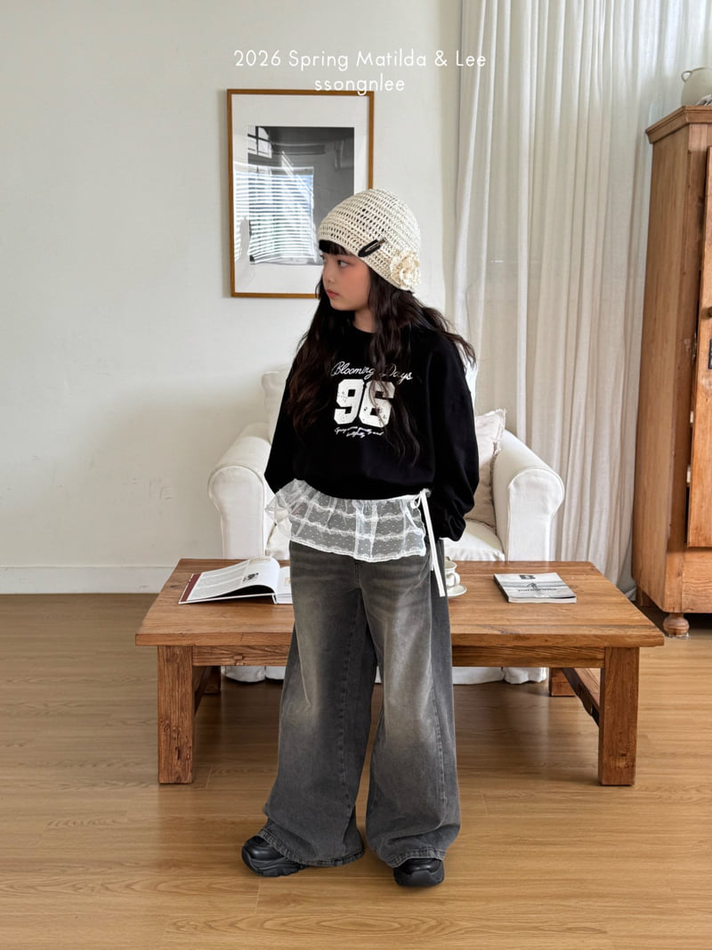 Matilda & Lee - Korean Children Fashion - #designkidswear - 96 Crop Sweatshirt - 4