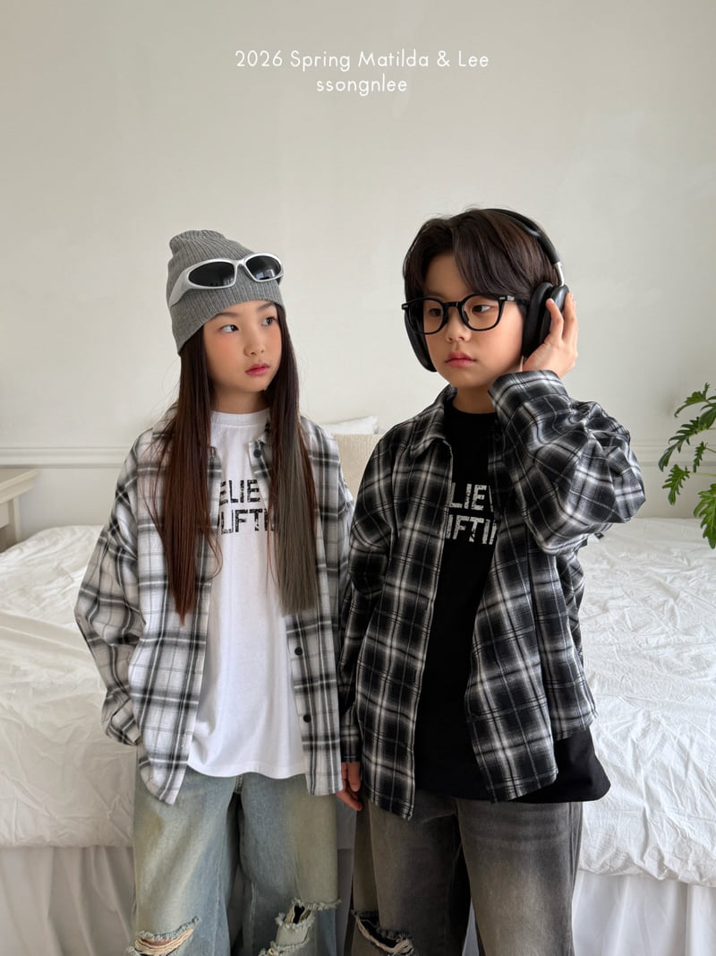 Matilda & Lee - Korean Children Fashion - #fashionkids - Memory Check Shirt - 3