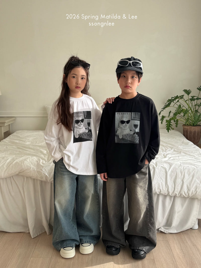 Matilda & Lee - Korean Children Fashion - #fashionkids - Rich Cat Tee - 12