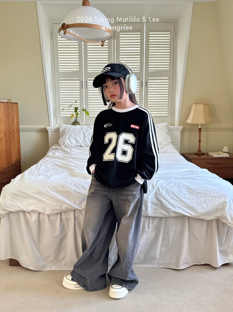 Matilda & Lee - Korean Children Fashion - #fashionkids - 26 Double Stripe Raglan Tee - 11