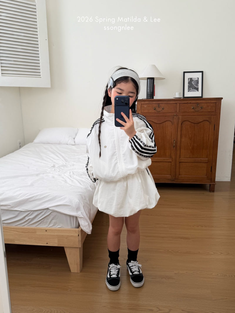 Matilda & Lee - Korean Children Fashion - #fashionkids - Line Balloon Skirt - 7
