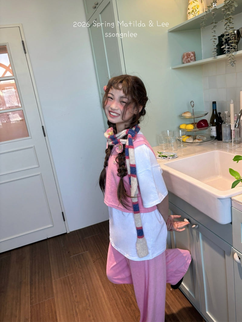 Matilda & Lee - Korean Children Fashion - #fashionkids - Terry Sleeveless Top - 10