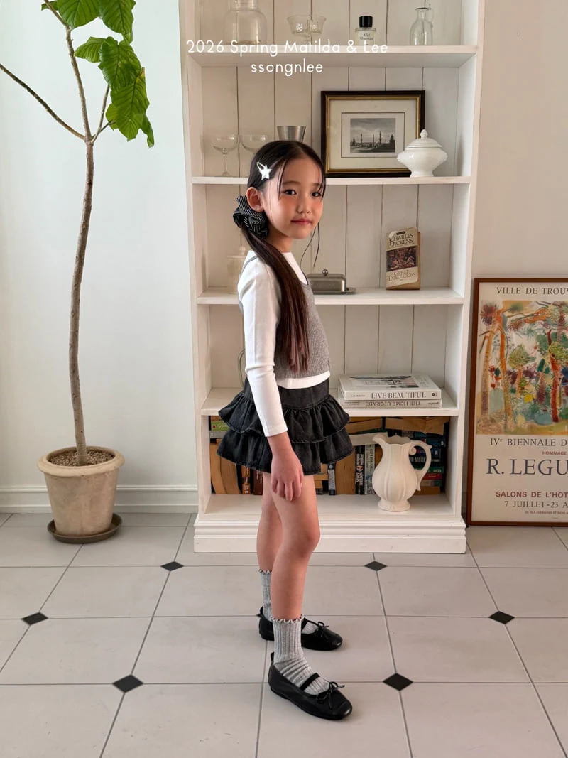 Matilda & Lee - Korean Children Fashion - #fashionkids - Soft Boat Neck Tee - 5