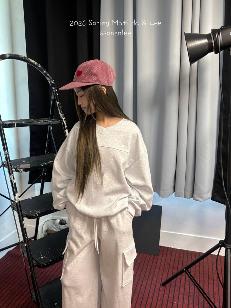 Matilda & Lee - Korean Children Fashion - #discoveringself - Daily V-Neck Sweatshirt - 4