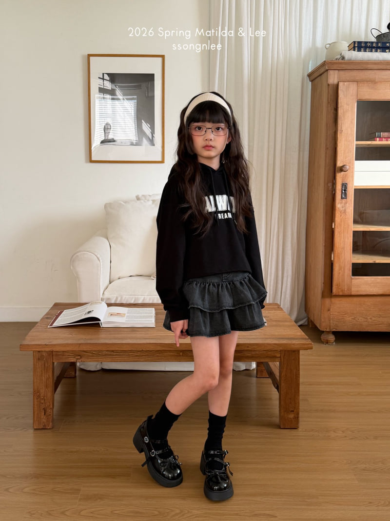 Matilda & Lee - Korean Children Fashion - #fashionkids - Always Crop Hoodie - 7