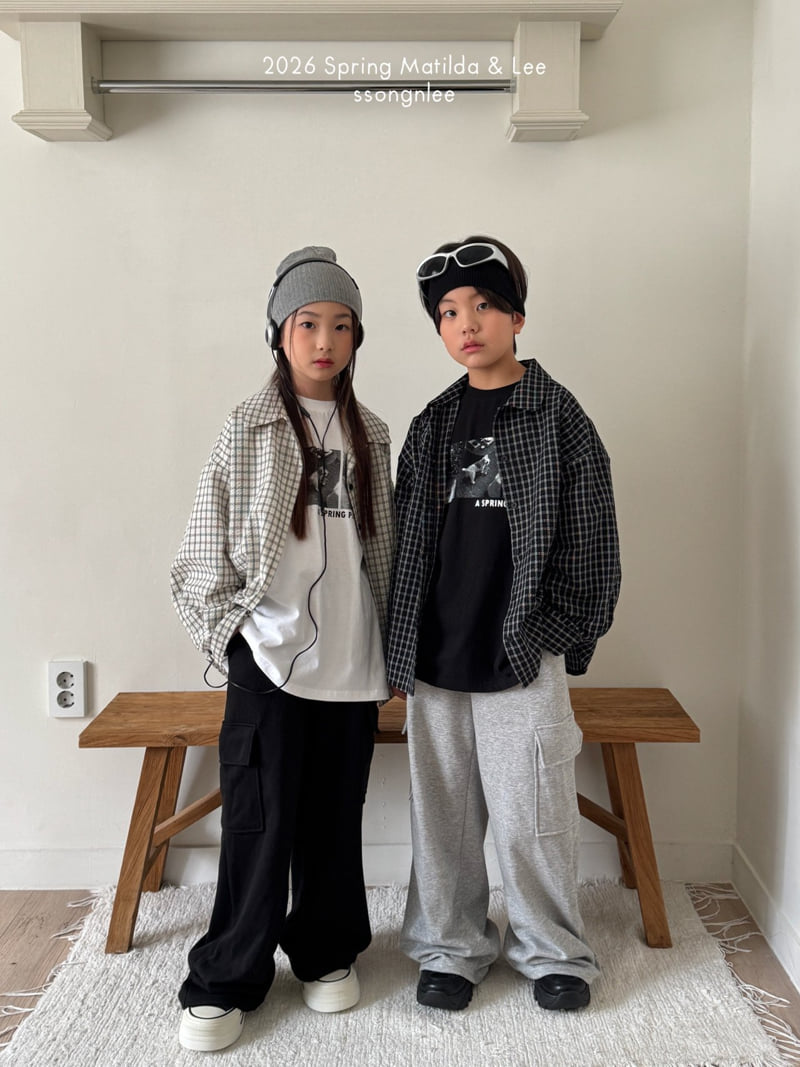 Matilda & Lee - Korean Children Fashion - #fashionkids - Seersucker Check Shirt - 12