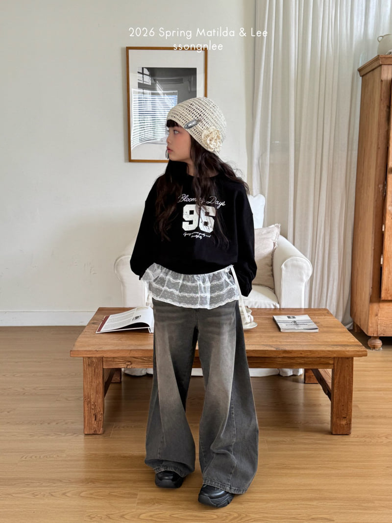 Matilda & Lee - Korean Children Fashion - #fashionkids - 96 Crop Sweatshirt - 5